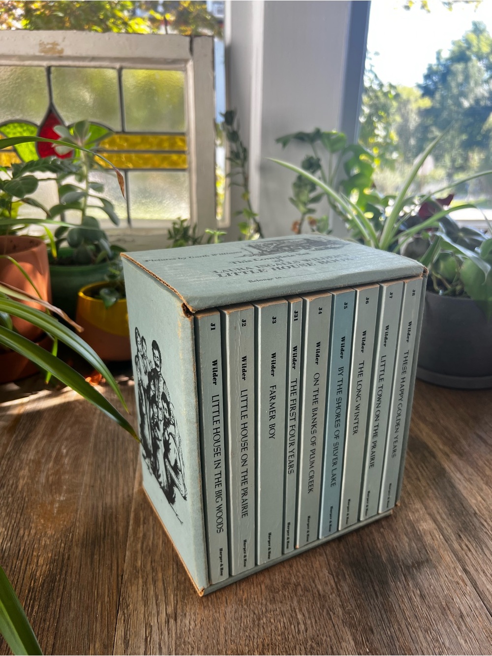 Gorgeous Little House Boxed Book Set - Light Blue Collector Edition